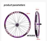 TANKE MTB Wheelset 26 inch Disc Brake MTB single-speed DJ AM Enduro DH Wheelset Hub MTX33/39 aluminum alloy Mountain wheel set