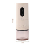 NEW Portable Electric Coffee Grinder 2000mAh Rechargeable 38 Gears External Adjustable Professional Ceramic Burr Fast Grinding