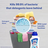 Laundry Sanitizer Additive kills 99 9% bacteria odor eliminator bleach free laundry detergent crisp linen scent safe all fabrics