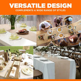 Natural Burlap Table Runner Farmhouse Jute Fabric Kitchen Coffee Tablecloths for Wedding Aisle Carpet Garden Outdoor Decorations