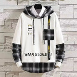 Top White Sports Suits Alphabet Pants Sets Sweatshirt Men's Clothing Plaid T Shirt Man Original Sweatpants Tracksuit Brands Xl