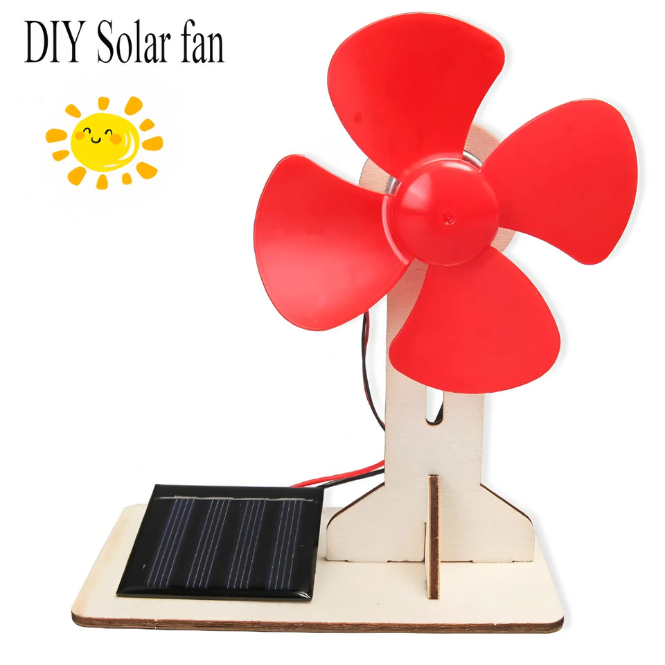 Solar fans, children's DIY handcrafted assembly models, 3D wooden jigsaw puzzles, educational science experiments