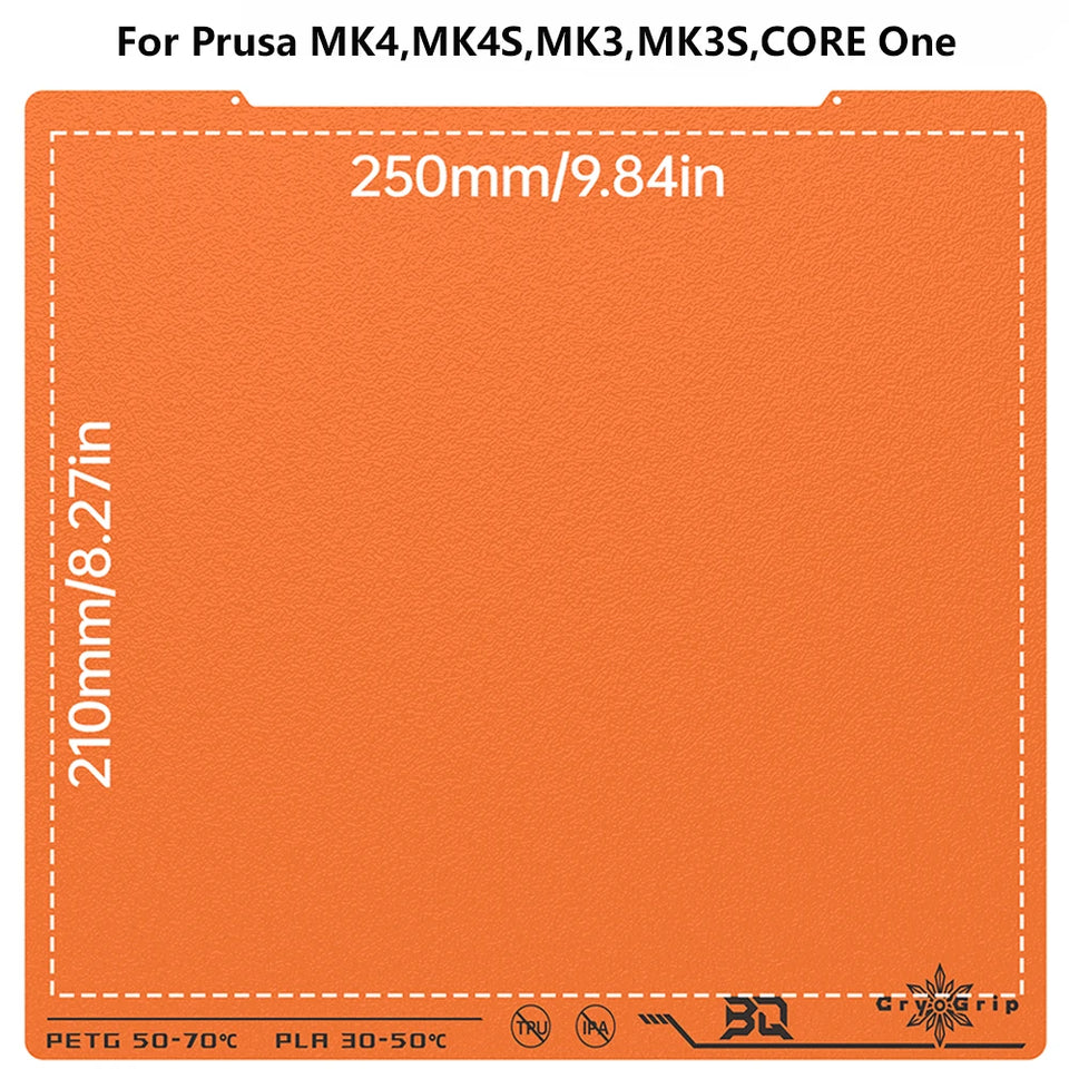 BIGTREETECH Panda Build Plate CryoGrip Pro Frostbite Cool Plate For BambuLab X2D P1 A1 X1 A1MINI Prusa XL Core One MK4 MK4S MK3