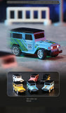 J40Small Mini Remote Control Alloy Birthday Gift Toy Car Model with Lights and Hanging Box for Boys
