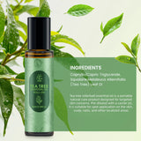 Tea tree oil is suitable for facial skin care, nail care, hair care, oil control, cleansing, and roll-on massage essential oil.