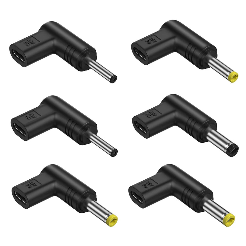 USB C PD to DC Power Connector Universal 12/15/19V Type C to DC Jack Plug Charging Adapter Converter for Router Tablet Mini Fan