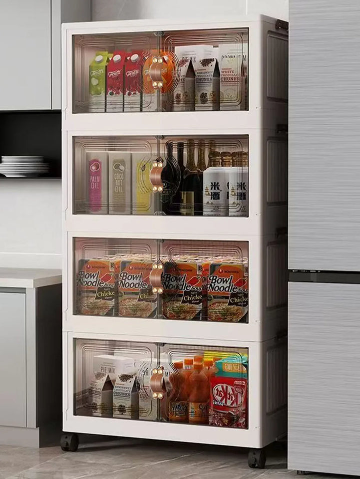 Multilayer Storage Closet Organizer for Multi-scene Use Home Organization Solution for Closets Pantry Or Garage