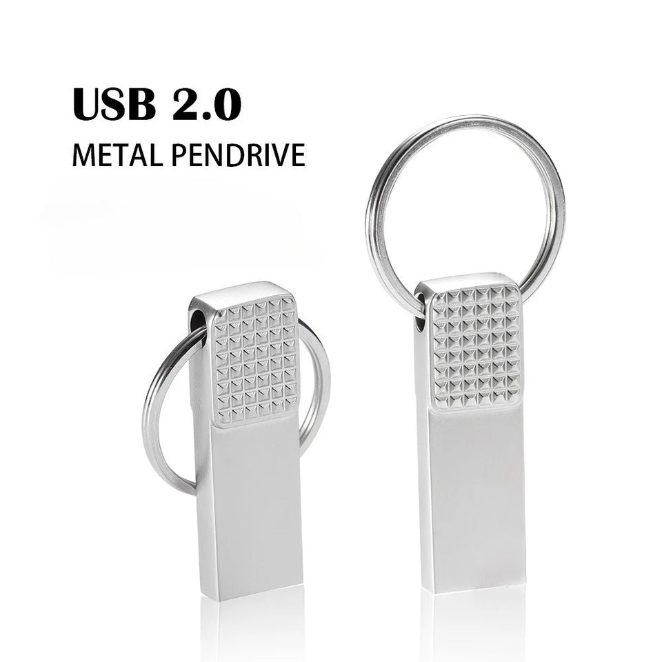 USB Flash Drive Fashion Memory Stick 128GB 64GB 32GB Light Pen Drive 16GB Metal USB Stick 512M Mini External Storage 256MB 128MB