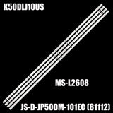 10 kit LED Backlight strip ForHBTV-50K5S K50DLJ10US 50LEM-1043/1058/FTS2C 50LEX-7158/FTS2C 50LEX-5043/FT2C MS-L2608 V1