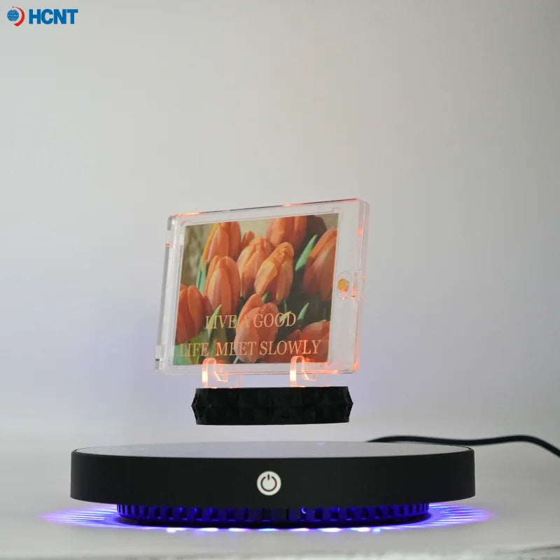 HCNT Magnetic Levitating Display Floating Meteor Lighting Base Tech Gift For Sports Cards Car Lovers Boys Teenagers Birthdays