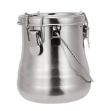 Paint Brush Cleaner and Holder - Airtight Stainless Steel Brush Washer for Painting with Removable Porous Filter (Large)