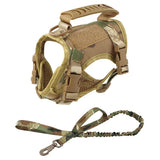 Tactical Cat Harness Leash Set Escape Proof Breathable Military Vest and Velcro for Small Dog Kittens Puppies Walking & Training