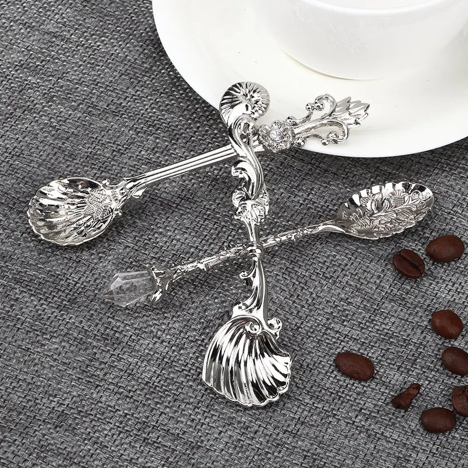 Coffee Spoon Dessert Spoon Teaspoon Vintage Spoon Vintage  Cutlery Coffee Spoon Dessert Spoon Teaspoon Kitchen Tableware