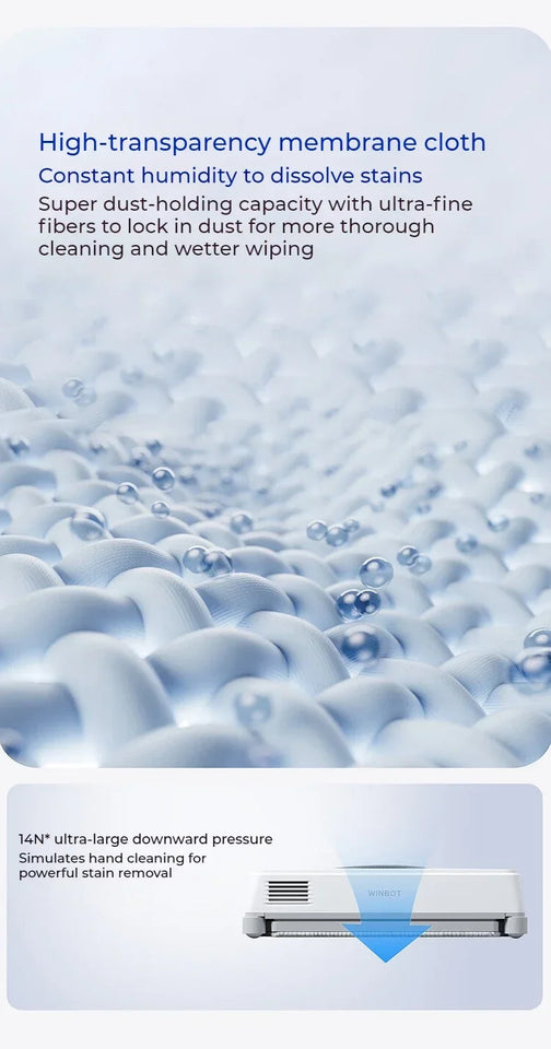 New Original ECOVACS Window Cleaning Machine WINBOT AIR MINI Window Cleaning Robot 8000Pa Glass Vacuum Cleaner