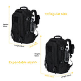 LQARMY 60L Military Tactical Backpack Army Assault Rucksack Outdoor 3Day Expandable Travel Backpack Hiking Molle Bug Out Bag