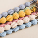 1PC Baby Silicone Teether Toys BPA Free Silicone Finger Ring Pacifier Chain Soothing Teething Toys For Newborn Teething Gifts