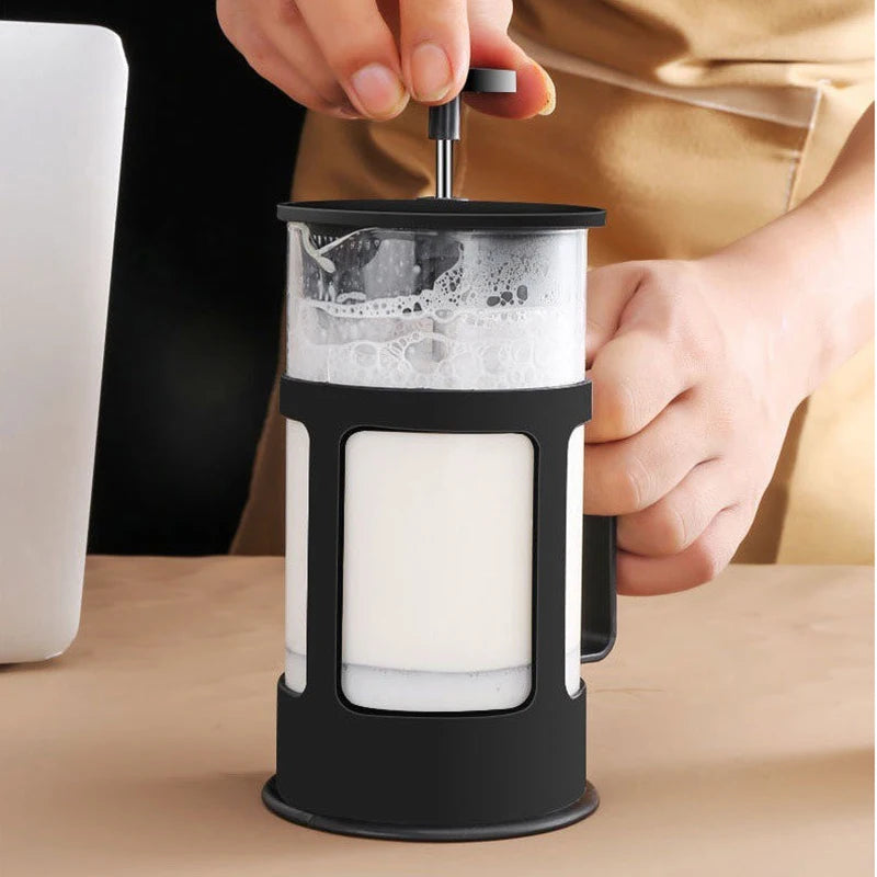 Coffee French Press Pot With Filter high borosilicate glass Hand Punch Coffee Pot Multifunctional Brewings Tea Milk Pot Tools
