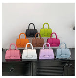 Women Mini Handbag Korean Style Chic Solid Texture Chain Crossbody Bag Ladies Summer High-Grade New Lipstick Commuter Bags