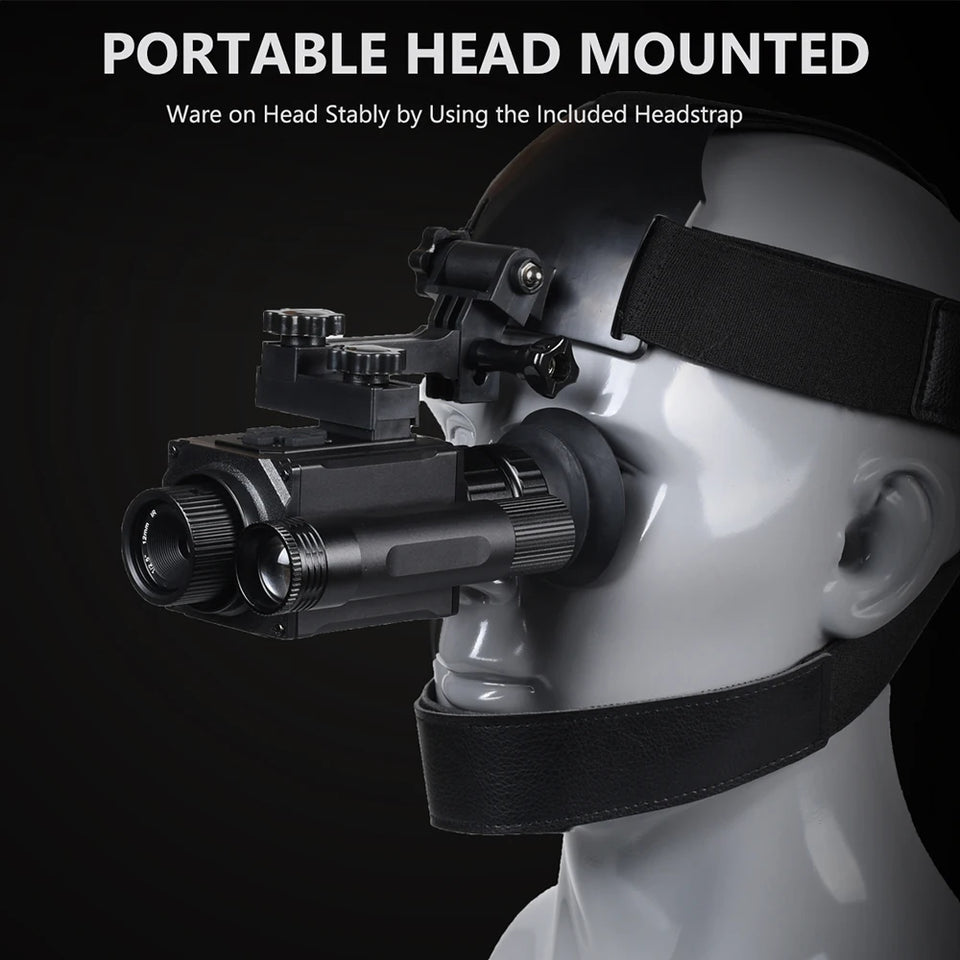 Tactical FAST Helmet NVG Night Vision Device, Hunting Riflescope IR Night Vision, Outdoor CS Shooting Training Sight Digital Cam