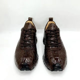 2025 new arrival Fashion crocodile skin&Cow leather causal shoes men,male Genuine leather sneakers pdd717