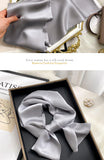 Fashion Design 100% Real Silk Skinny Scarves Handle Bag Ribbons Foulard Tie Hair Band Neckerchief Print Headbands For Women