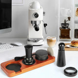 7pcs/set Espresso coffee tamper set Portable Coffee Press Gadget 51mm Espresso Accessories Kit with dispenser & Powder tamp pad