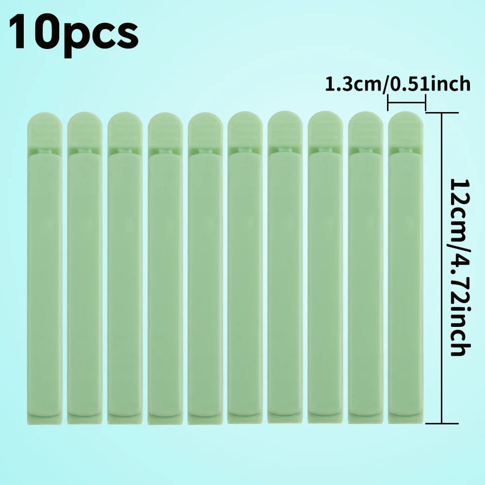 Food Bag Sealing Clips,20 PCS Plastic Bag Sealers Sticks Clips, for Snack Coffee Potato Chip Food Storage, 12cm