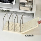 Desktop Bookshelf Book Magazine Storage Rack Desk Organizer Detachable Vertical Divided Books Holder School Office Supplies