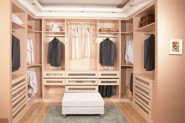 House Bedroom Walk-in Clothes Closet Furniture From China