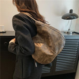 Womens Hand Bags Soft PU-Leather Shoulder Bags Ladies All-Matching Shopping Dating Bag Large Capacity Crossbody Bag Gift