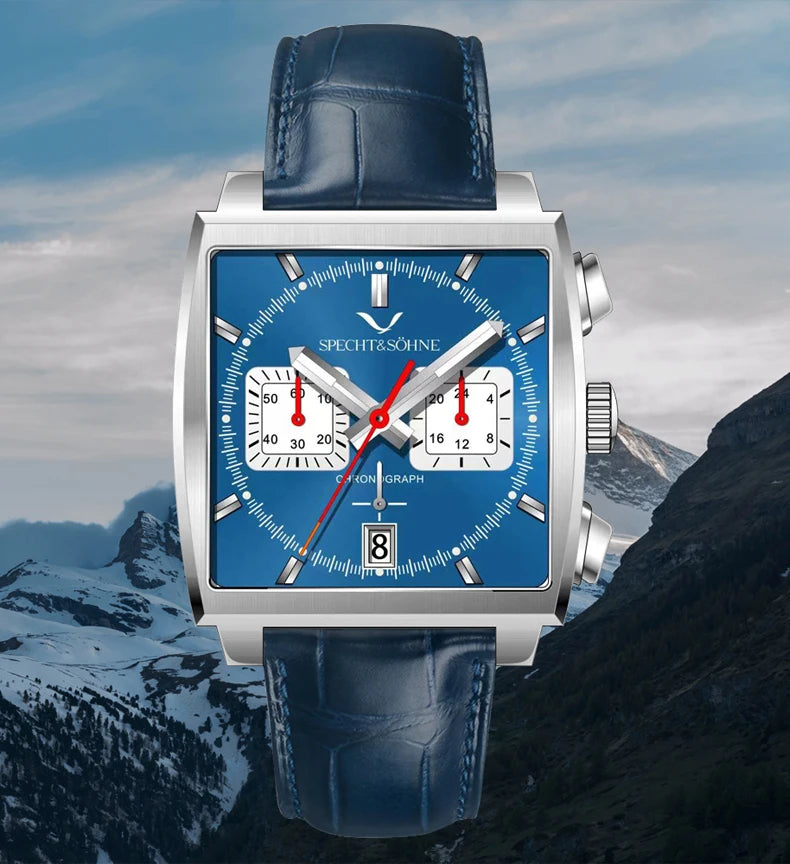 Specht & Söhne 2026 New Arrivals Hot Selling Fashion Men's Watches Stainless Steel Japan VK63 Chronograph Quartz Wristwatch