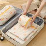 Cartoon Bear Laundry Bag Cute Print Washing Bag For Washing Machine Washroom Organize Dirty Clothes Storage Pouch Laundry Bags