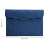 PU Leather A4 Document Bag, 7 Colors, File Folder for Office & Travel, Stylish Organizer