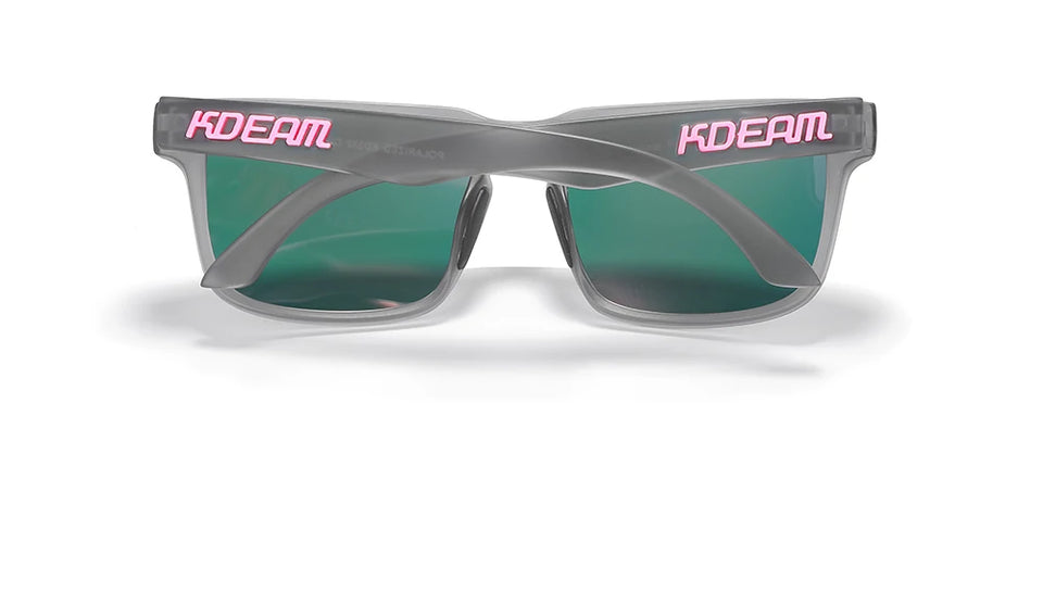 KDEAM New Arrivals Fashion Square Polarized Sunglasses For Men And Women Fishing Sun Glasses Colorful Lens With Hard Case