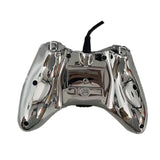 Wired Game Controller with Sleek Electroplated Finish – USB Gaming Peripheral, Compatible with Xbox 360 & PC