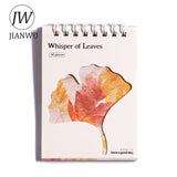JIANWU Whisper of Leaves Series Vintage Texture Landscape Collage Scrapbook Material Paper Creative Junk Journal Stationery
