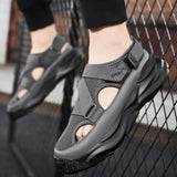 Summer Men's Sandals Fashion Casual Sandals Comfort Beach Sandals for Men Outdoor Non Slip Platform Sandal Breathable Sandalias