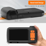 Endoscope Camera 4.3 Inch Screen Replaceable 1-100 Meter Rigid Cable HD1080P 8MM Lens Pipe Inspection USB Borescope LED 2600mAh