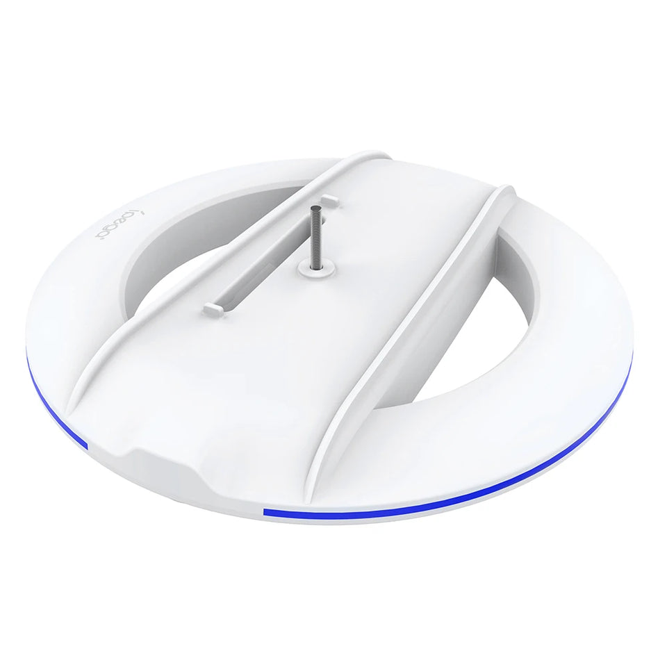 RGB Vertical Stand with Anti-Slip Pad LED Base Gaming Stand Stable Console Base Bracket for PS5 Slim Disc/Digital Version