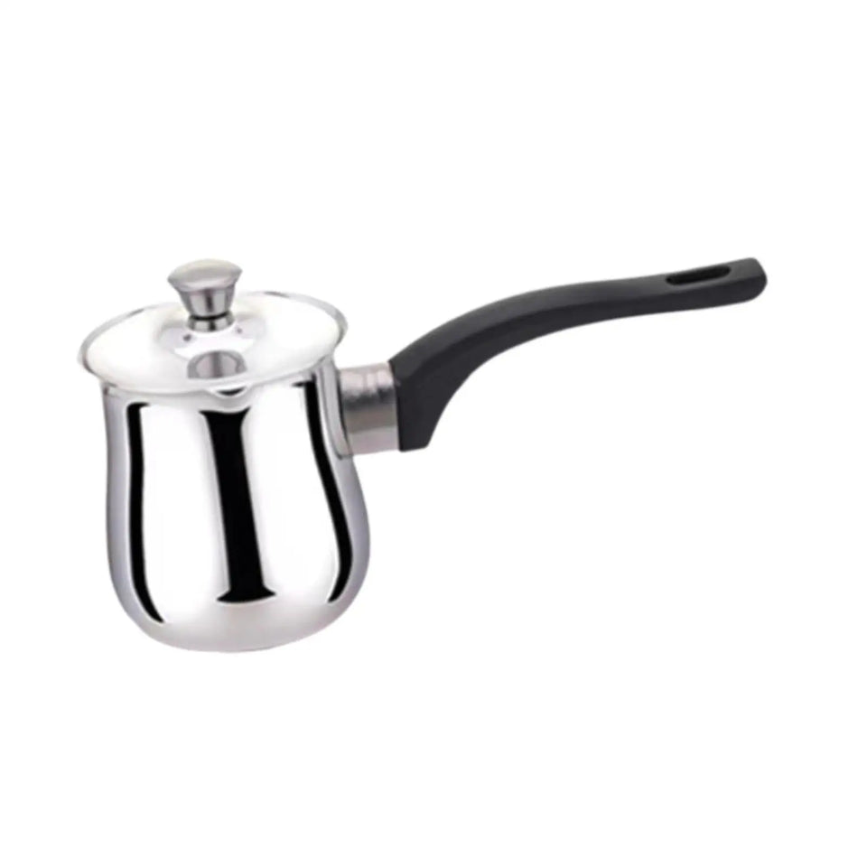 Coffee Pot with Handle Butter Melting Pan Milk Butter Warmer Pot Coffee Maker for Camping Home Kitchen Office Restaurant