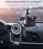 Heavy Duty Phone Mount for Car Windshield Dashboard Long Arm Suction Cup Phone Stand Holder 4.7-6.8inch Smartphone GPS Mount
