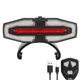 Electric Scooter Turning Signal Tail Light USB Rechargable with Remote Control Warning Lamp LED Waterproof for M365 Pro 2 MI 4