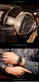 New Business Men's Wristwatch Clock Fashion Casual Leather Sport Man Watch Top Brand Luxury Quartz Watches for Men montre homme