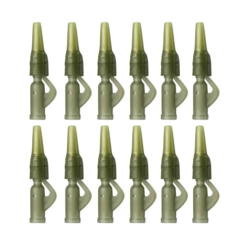 40PCS/lot Carp Fishing Accessories Lead Clip Quick Change Swivel Tail Rubber Anti Tangle Sleeves for Carp Rigs Fishing Tackle
