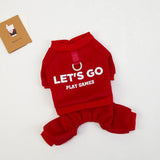 4 Legs Dog Hoodies Jumpsuit for Small Dogs Puppy Clothes Sport Dog Pullover Sweatshirt Doggies Winter Coat Warm Pet Cat Apparel