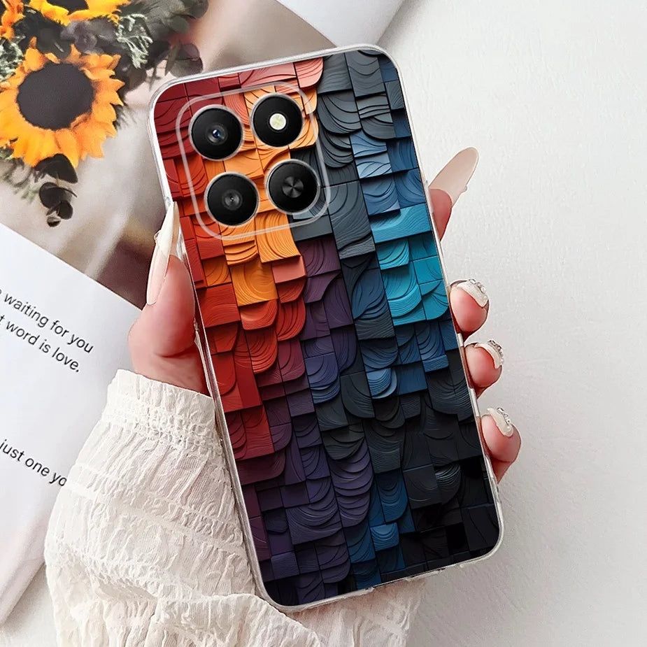 For Honor 400 Smart 5G Case LGN-NX1 Cute Cartoon Painted Cover Soft Slim Phone Case For Honor X7d HonorX7d Honor400 Smart Fundas