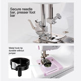 12 Stitches Electric FMSH-505 Sewing Machine Mini Household Sewing Machine with Extension Table US Automatic winding design