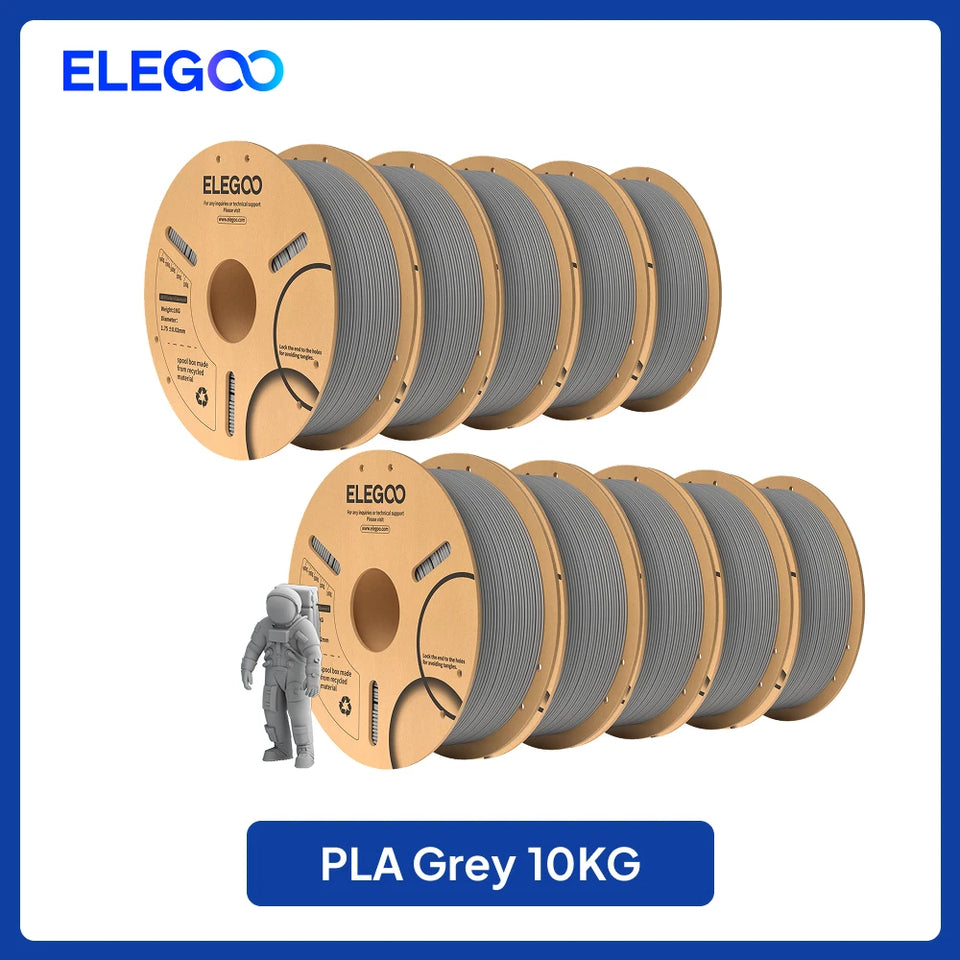 ELEGOO PLA Filament 10KG 1.75mm Plastic 3D PLA for 3D Printer Filament for FDM 3D Printer Elegoo