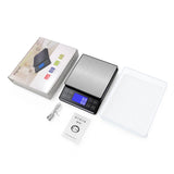 Digital Kitchen Scale 0.1g High Precision 3kg/5kg/10kg Home Waterproof Stainless Steel Electronic Balance Food Weighing Scale