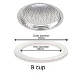 Coffee Rubber Sealing Ring Gasket Washer Gasket Replacenent Cups Rings For Moka Pot Espresso Coffee Makers Kitchen Supplies